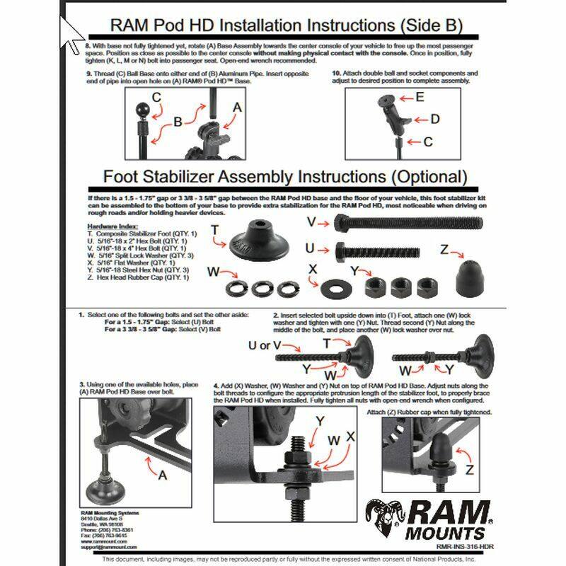 ram pod-hd installation instructions 2