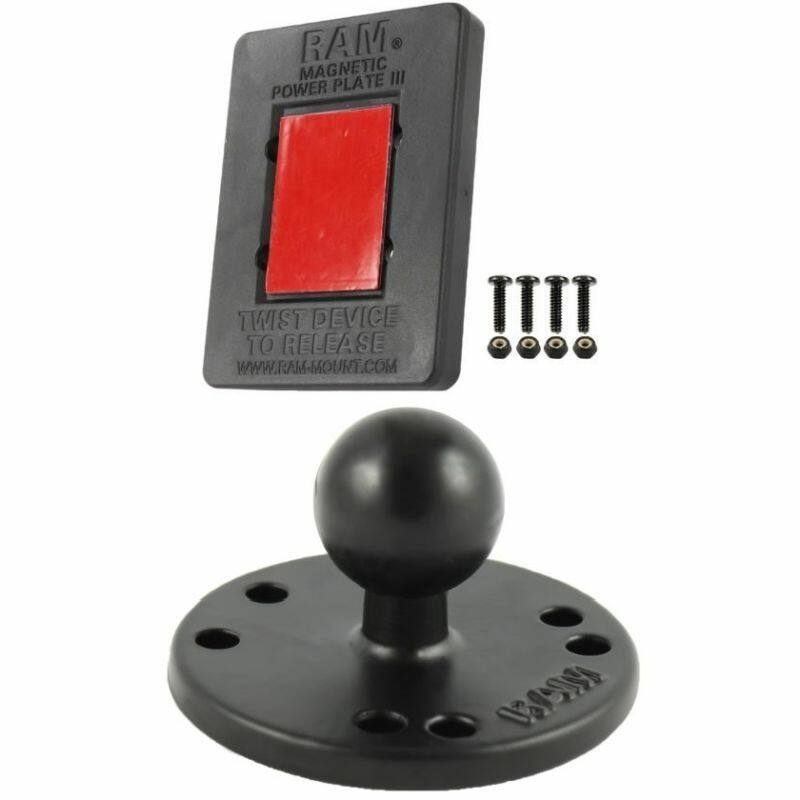 RAM-300-202U RAM® Power Plate™ III Universal Magnetic Holder with an Alloy Round Base Plate