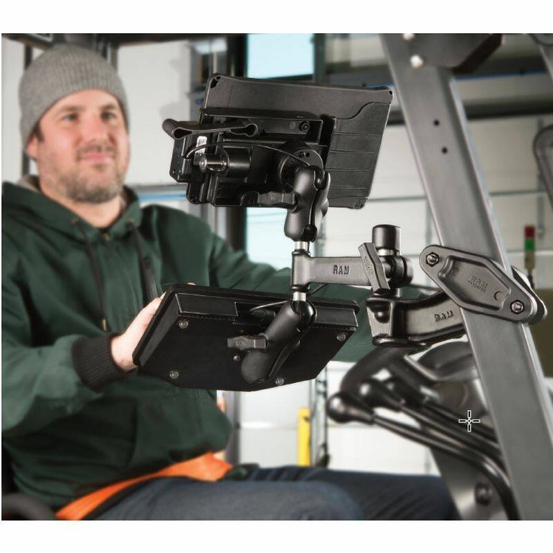 ram square post clamp base with accessories