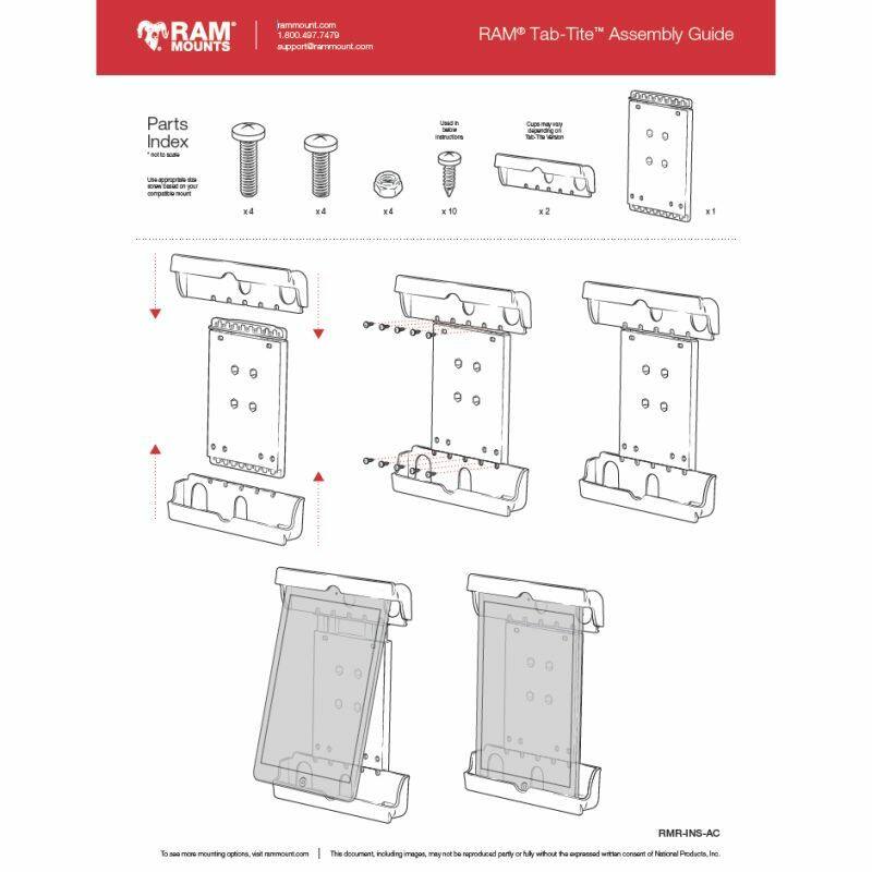 RAM Tab-Tite - Replacement Top Cups for RAM-HOL-TAB23U
