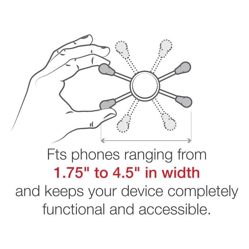 RAM® X-Grip® Large Phone Mount dimensions