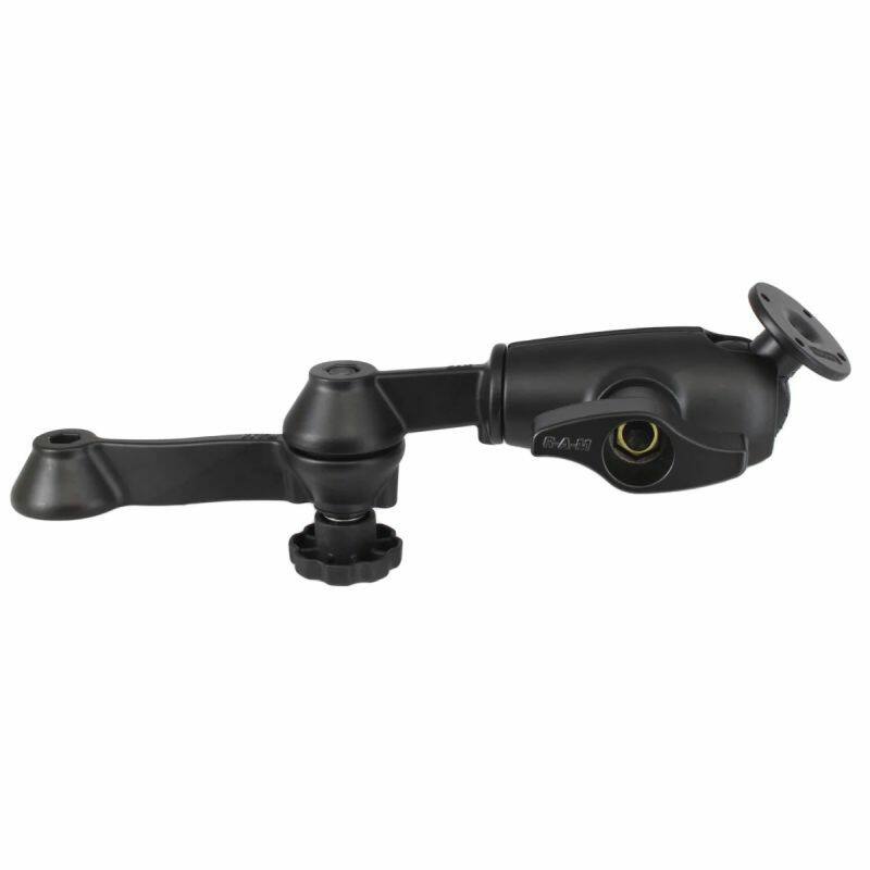 RAM-VB-D-110-1-254U RAM® 12" Double Swing Arm with Round Plate - D Size