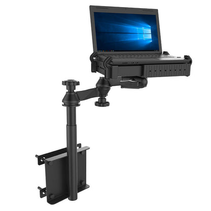 RAM Tough-Tray Universal Laptop Holder with Drill Down Vertical Mount