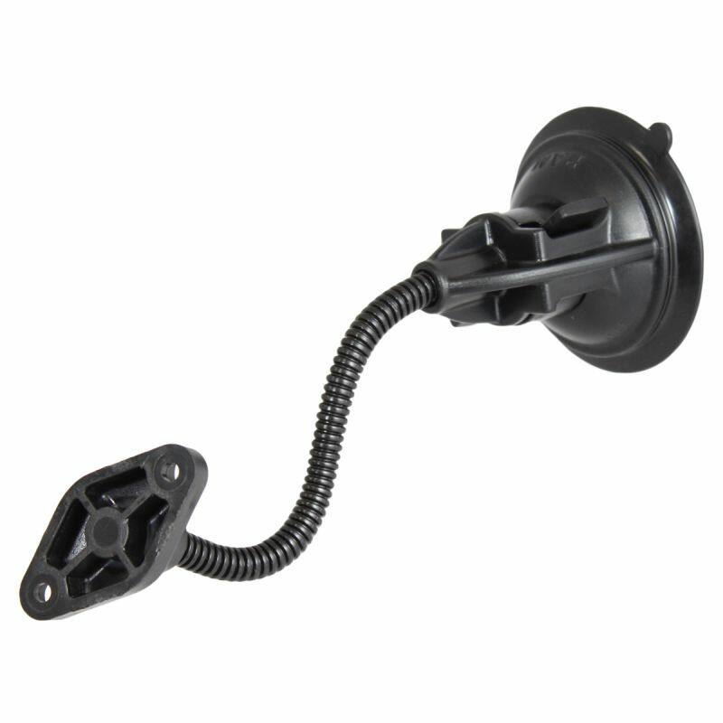 RAP-105-6D224U RAM® Twist-Lock™ Suction Cup Mount with 6" RAM® Flex-Arm showing arm flexibility