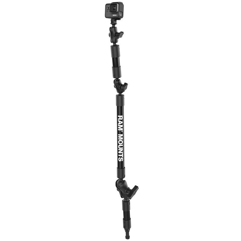 RAP-114-PSP-4-12-A RAM® Tough-Pole™ 27" Camera Mount with Spline Post