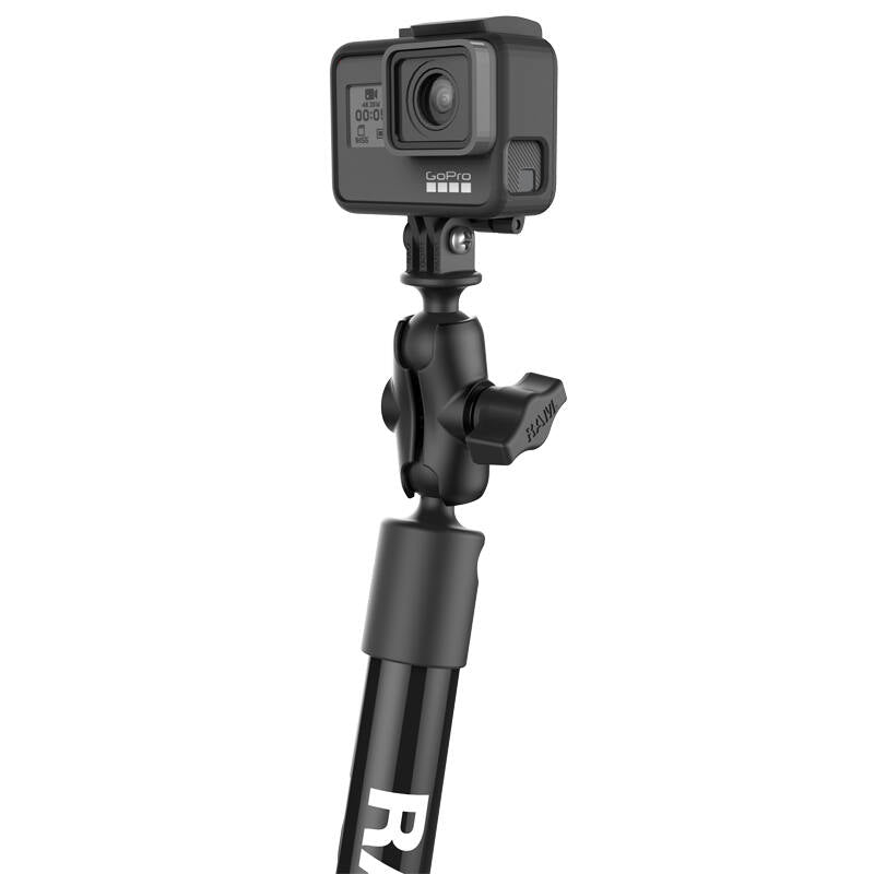 RAP-114-PSP-4-12-A RAM® Tough-Pole™ 27" Camera Mount with Spline Post