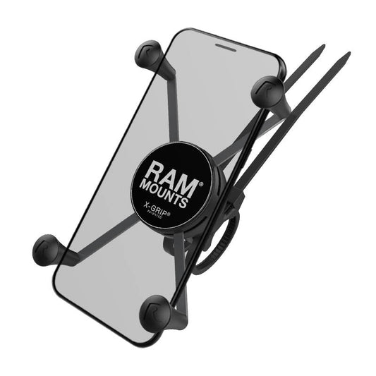 RAP-274-1-UN10 RAM® X-Grip® Large Phone Mount with RAM® EZ-On/Off™ Bicycle Base