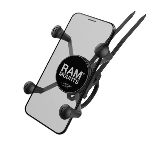 RAP-274-1-UN7U RAM® X-Grip® Large Phone Mount with RAM® EZ-On/Off™ Bicycle Base