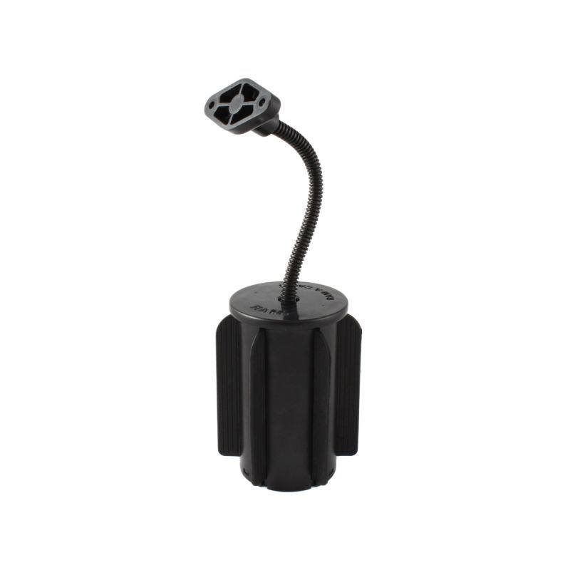RAP-299-2U - RAM-A-CAN™ II Cup Holder Mount with RAM® Flex-Arm™ and Diamond Plate