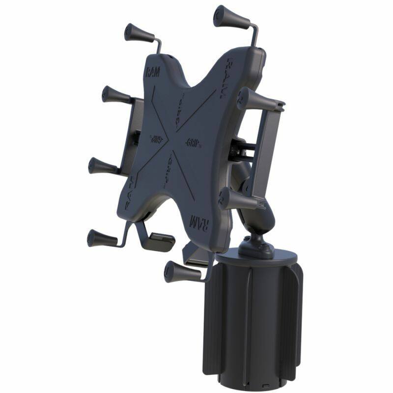 RAP-299-3-UN11U RAM® X-Grip® with RAM-A-CAN™ II Cup Holder Mount for 12" Tablets no tablet