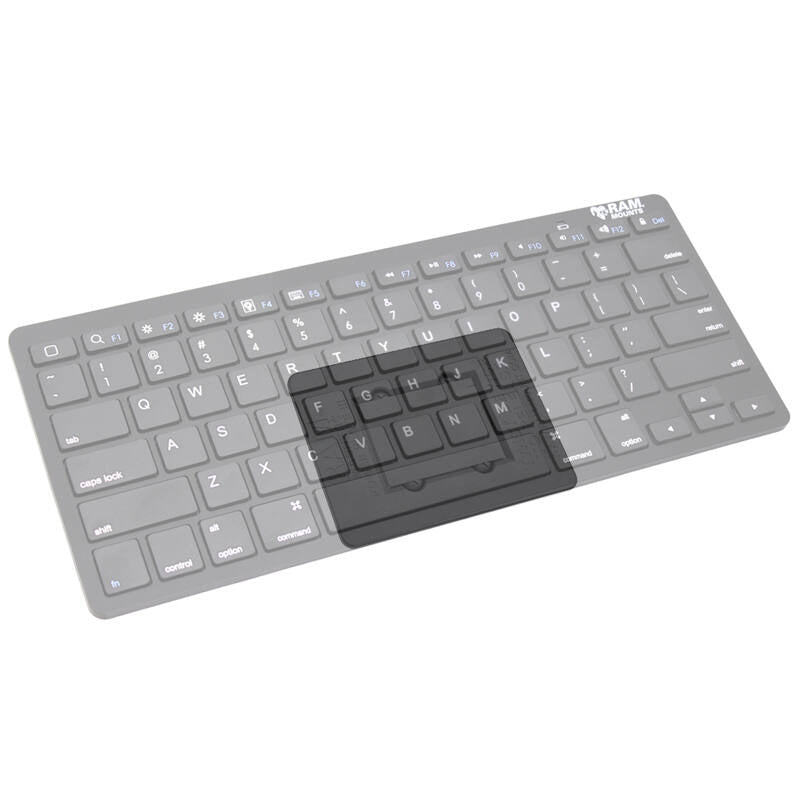RAP-300-1U RAM® Power Plate™ III Universal Magnetic Holder with keyboard