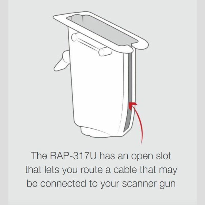 RAP-317U RAM® Drop-N-Lock™ Scanner Gun Holder features