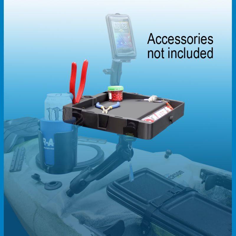 RAP-395-PU RAM® Stack-N-Stow™ Bait Board with accessories