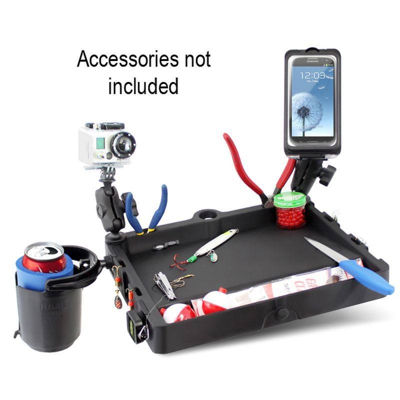 RAP-395-PU RAM® Stack-N-Stow™ Bait Board with optional accessories