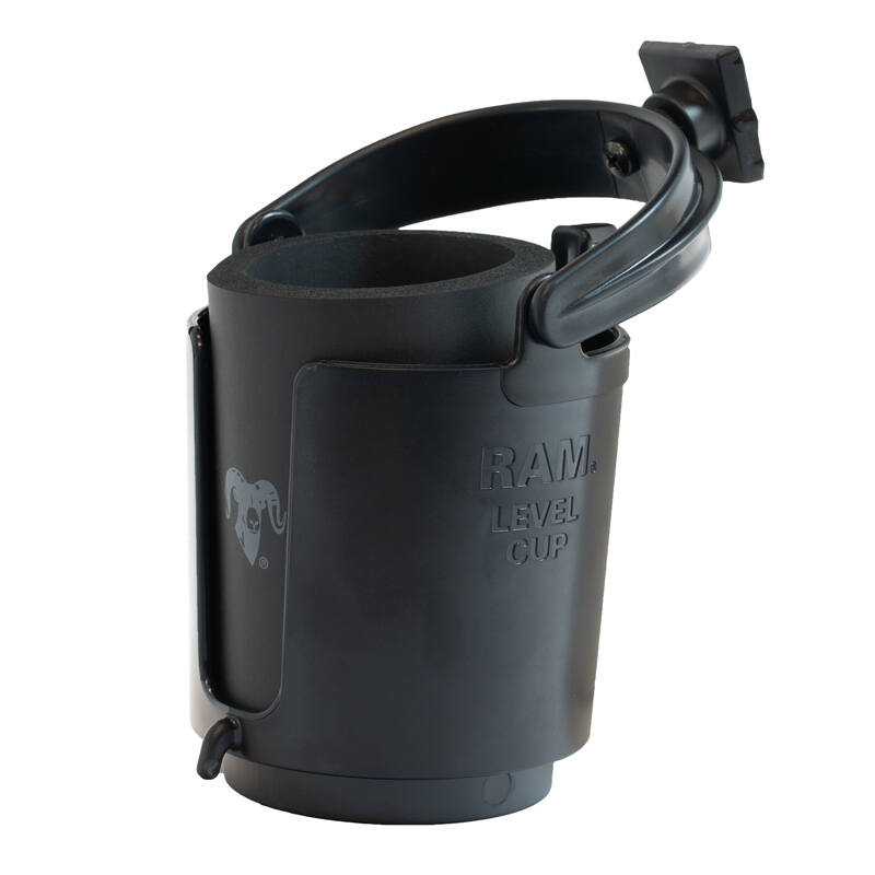 RAP-395W-132U RAM® Level Cup™ Drink Holder for RAM® Stack-N-Stow™ Bait Board