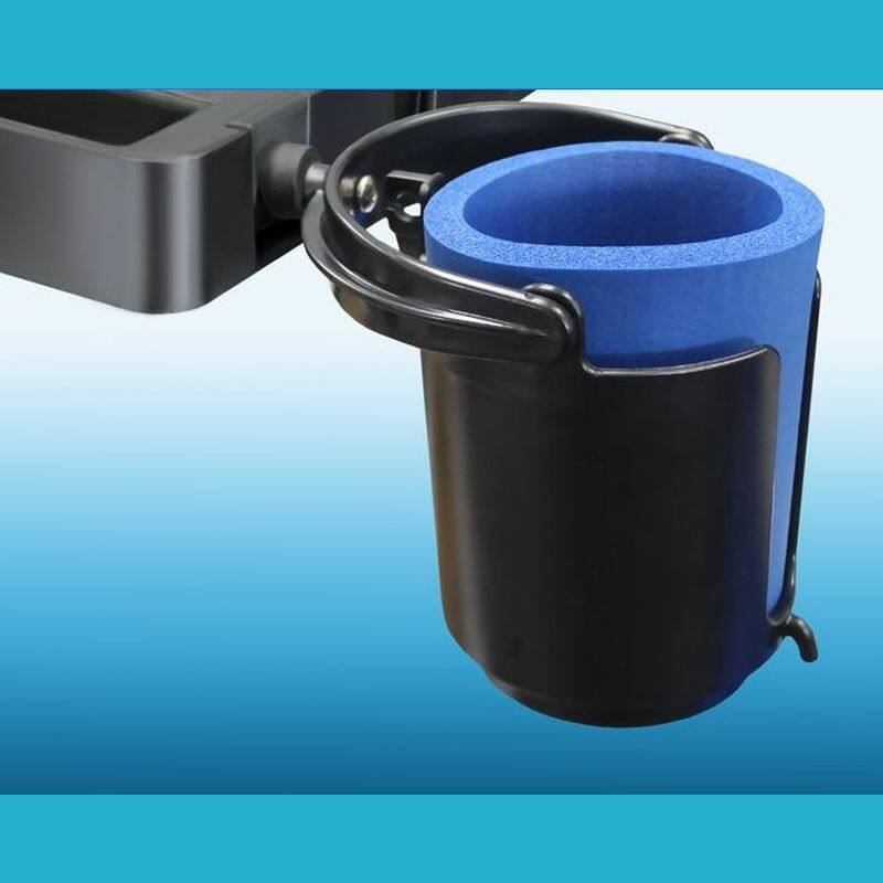 RAP-395W-132U RAM® Level Cup™ Drink Holder for RAM® Stack-N-Stow™ Bait Board with koozie