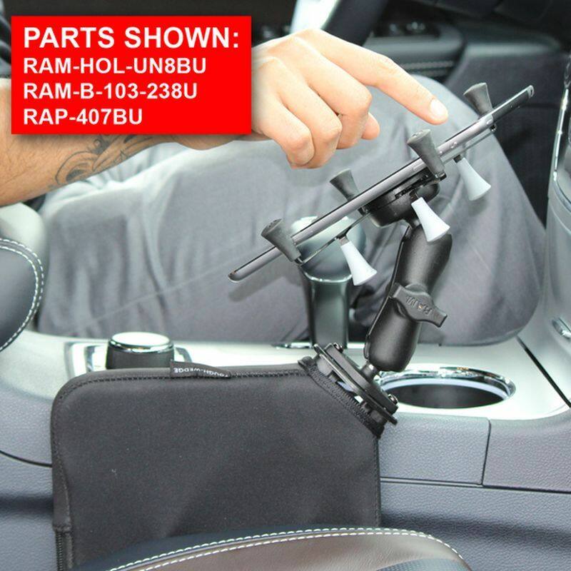 RAP-407BU RAM® Tough-Wedge™ Base with X-Grip Tablet holder