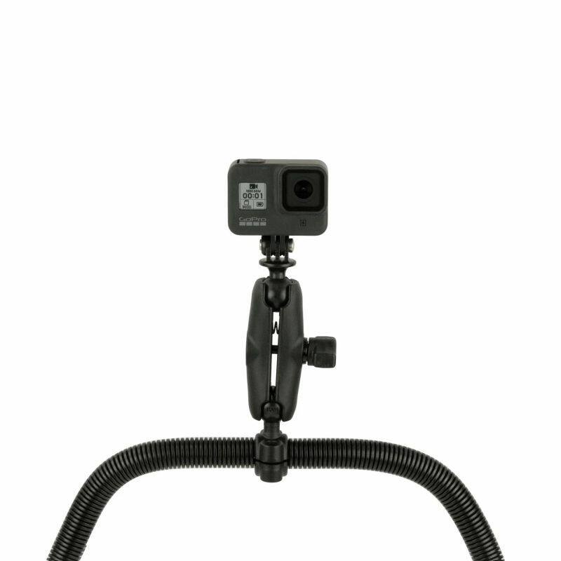 RAP-AAPR-WCT-2-30BU RAM® Rugged Quick Release Wheelchair 2-Point Base with Ball with torque base and go pro