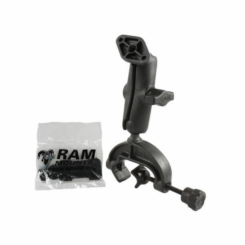 RAM Yoke Clamp Base with Diamond Plate - Composite - Medium Arm