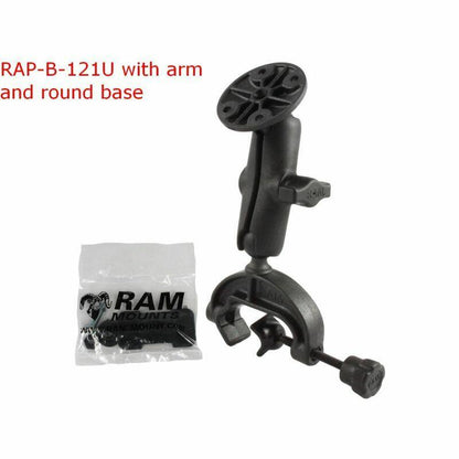 RAM Yoke Clamp Base - Composite with 1" Rubber Ball