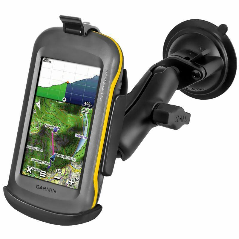 RAP-B-166-GA46 RAM® Twist-Lock™ Composite Suction Mount for Garmin Montana 600 + More