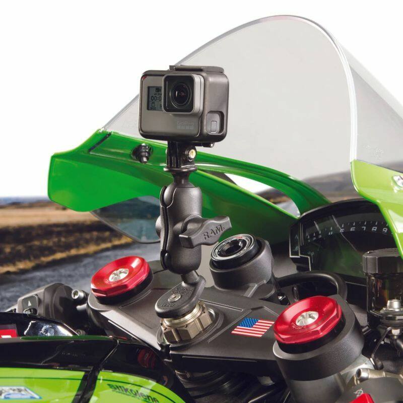 RAP-B-201U-A Composite Short Double Socket Arm for 1" Balls on bike