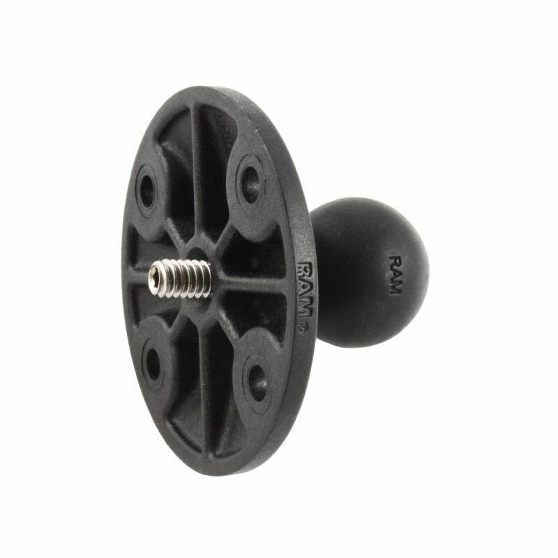 RAP-B-202U-A RAM® Round Plate and 1/4"-20 Threaded Stud