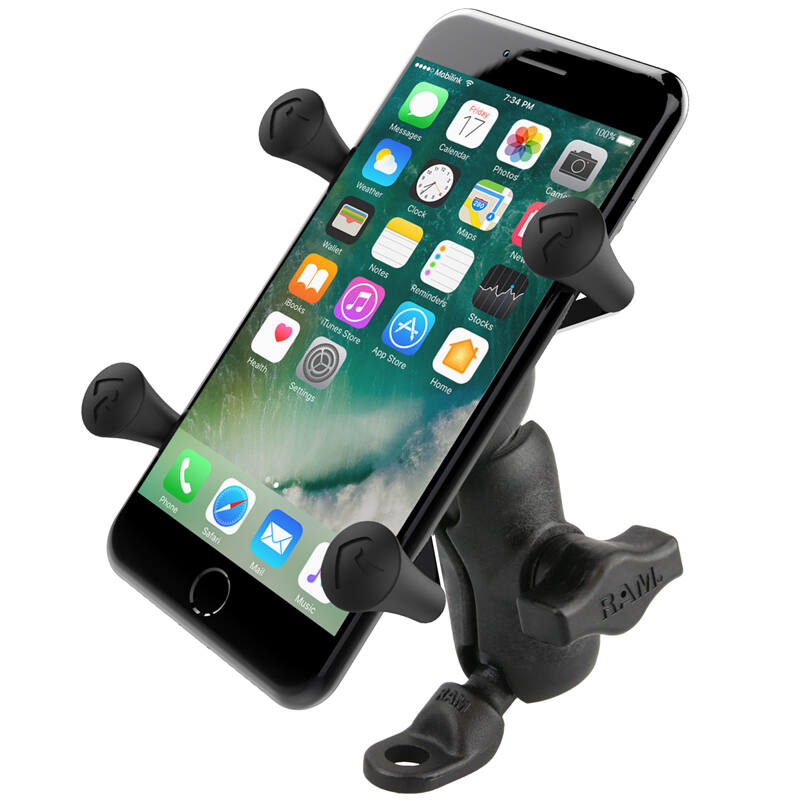 RAM-B-272-A-UN7 RAM® X-Grip® Phone Mount with 9mm Angled Bolt Head Adapter