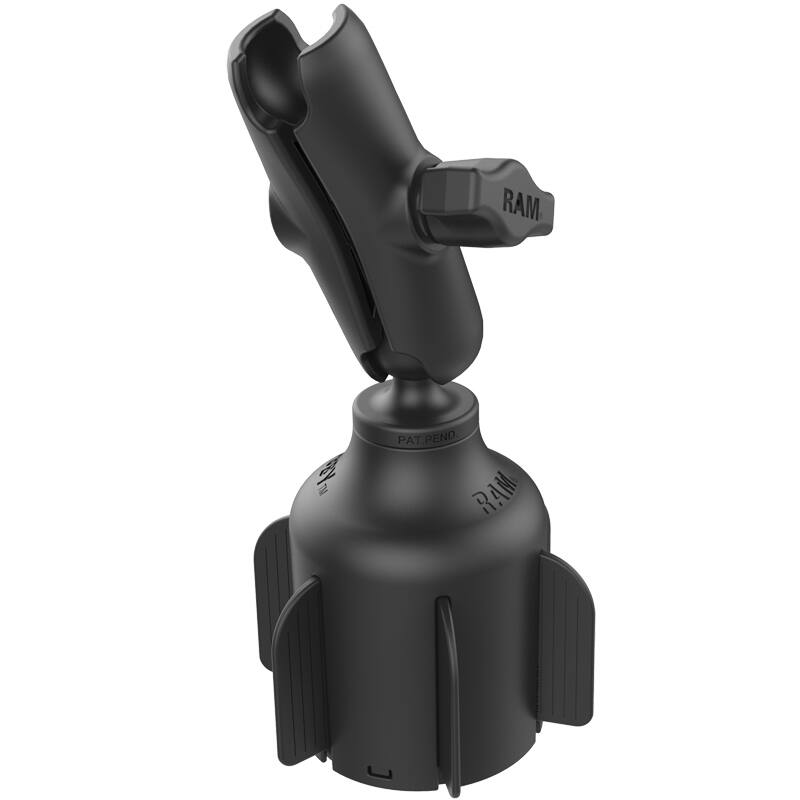RAP-B-299-4-201U RAM® Stubby™ Cup Holder Mount with Medium Composite Double Socket Arm