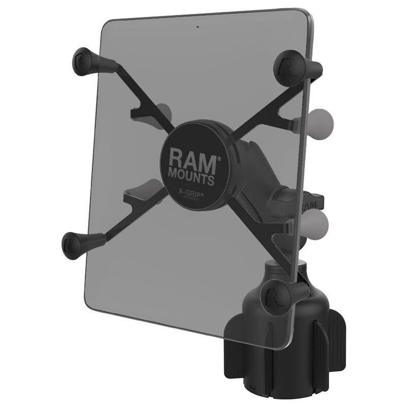 RAP-B-299-4-UN8U RAM® X-Grip® Tablet Mount with RAM® Stubby™ Cup Holder Base