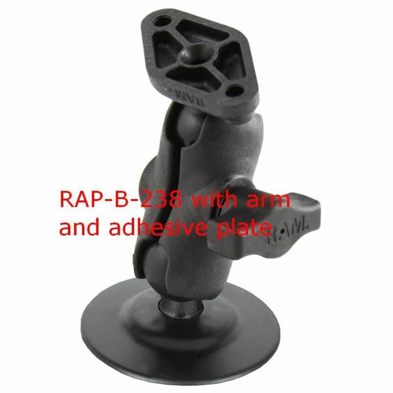 RAP-B-238U RAM® Composite Diamond Ball Base with round adhesive base and arm