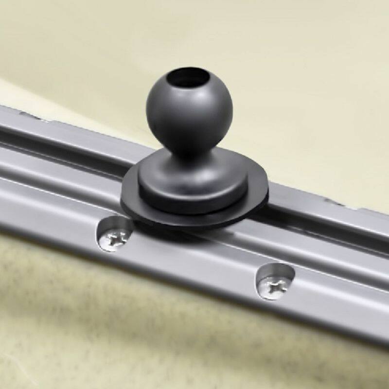 RAP-B-354U-TRA1 RAM® Track Ball™ with T-Bolt Attachment - B Size - on track