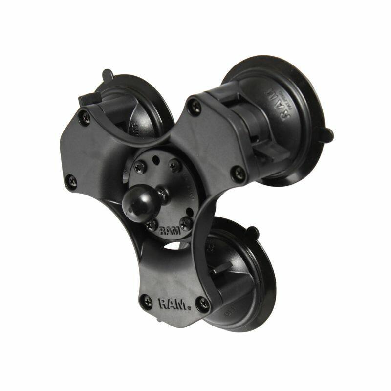 RAP-B-365-224-1U RAM® Twist-Lock™ Triple Suction Mount