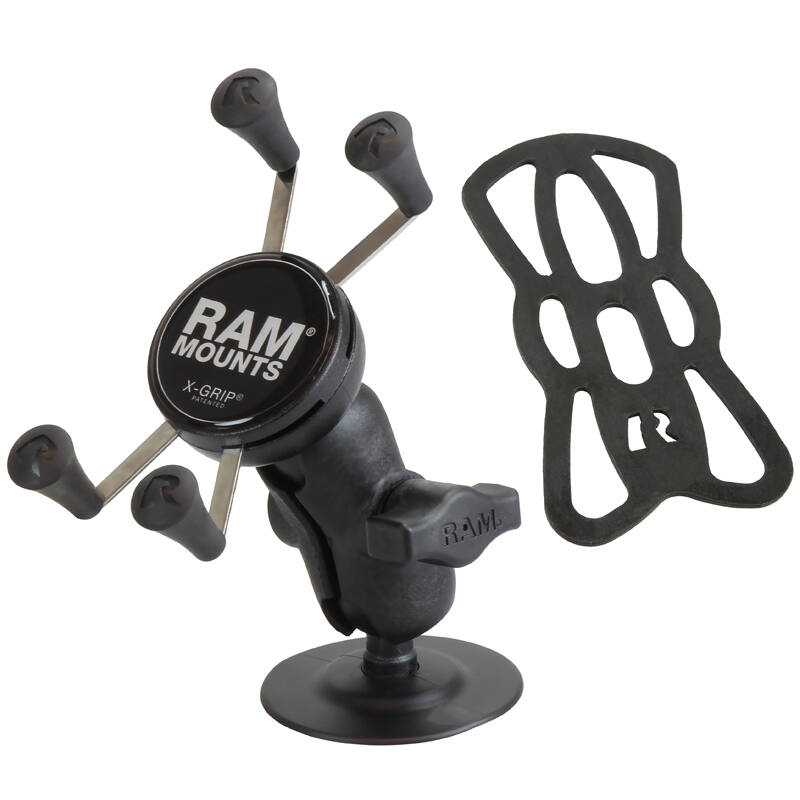 RAP-B-378-A-UN7U RAM® X-Grip® Phone Mount Flex Adhesive Base - Short arm