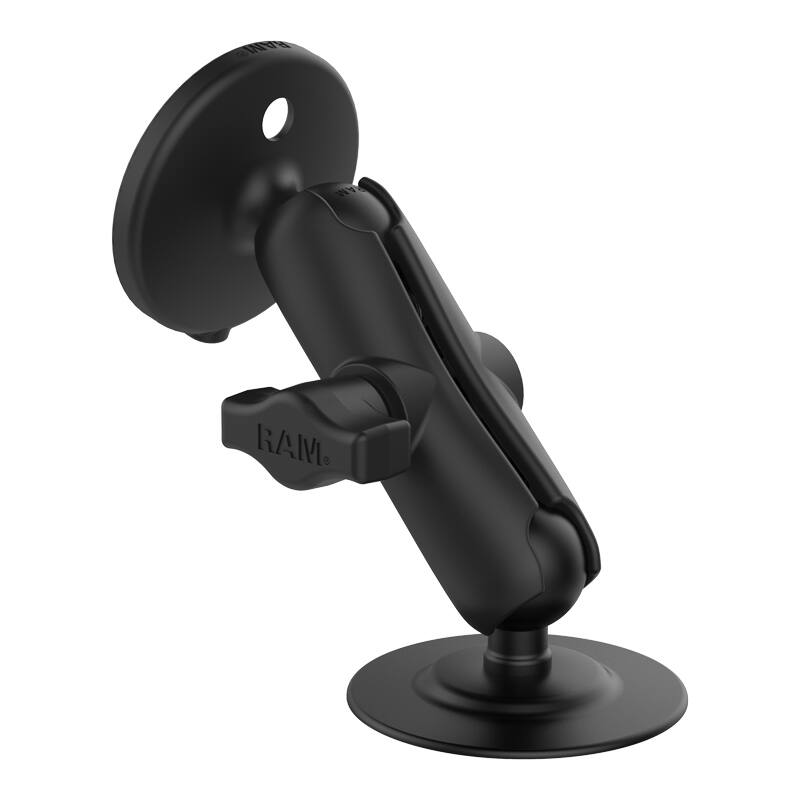 RAP-B-378-AP-MAGU RAM® Flex Adhesive Double Ball Mount with Apple MagSafe Adaptor from back