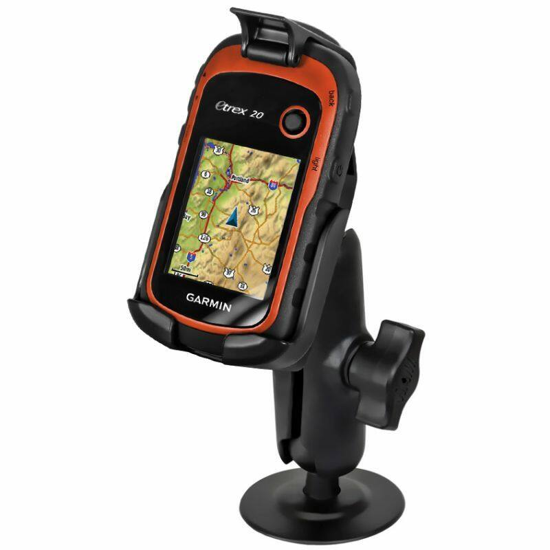 RAP-B-378-GA48 RAM® EZ-Roll'r™ with Flex Adhesive Mount for Garmin eTrex 30 + More