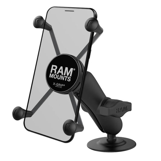 RAP-B-378-UN10U Flex Adhesive Mount with Universal RAM® X-Grip® Phone/Phablet Cradle