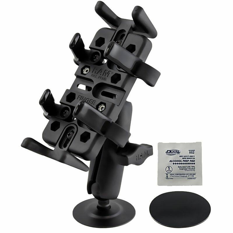 RAP-B-378-UN4 RAM® Finger-Grip™ Universal Holder with Adhesive Flex Base