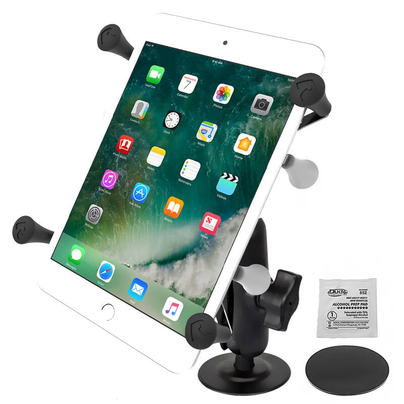 RAM X-Grip Universal Cradle for 7"- 8" Tablets with Flexible Adhesive Base