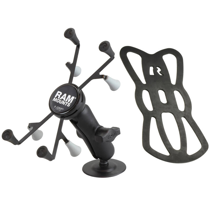 RAM X-Grip Universal Cradle for 7"- 8" Tablets with Flexible Adhesive Base with tether