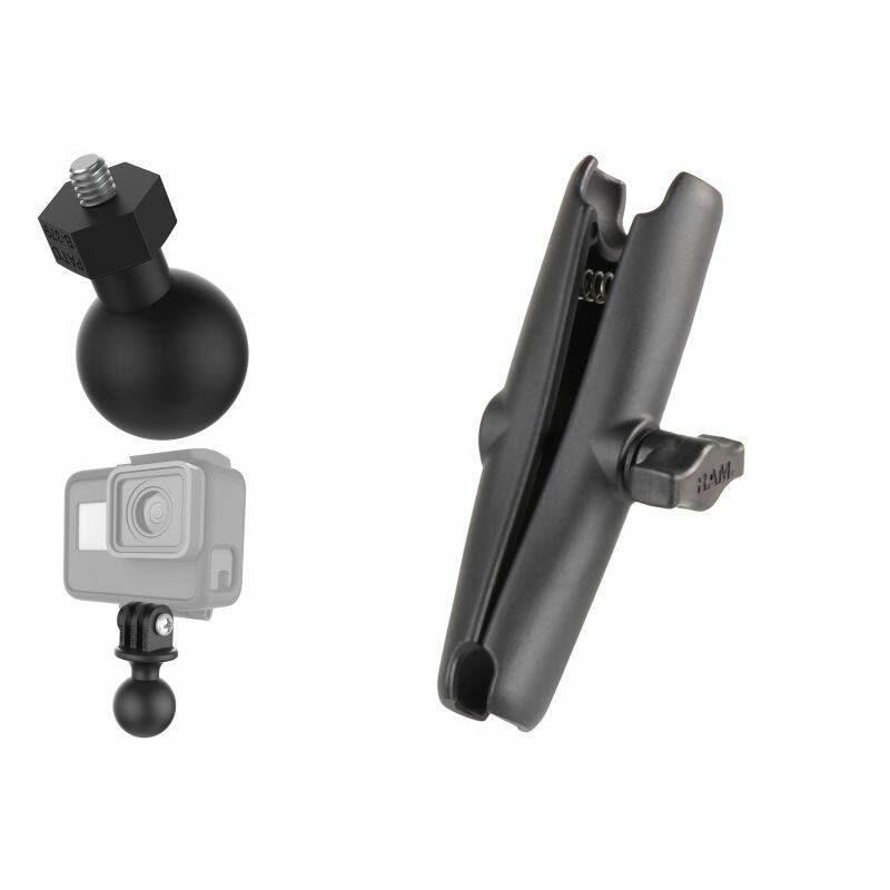 RAP-B-379-201U-C-GOP1 RAM® Action Camera mount with Tough-Ball™ Base - long arm