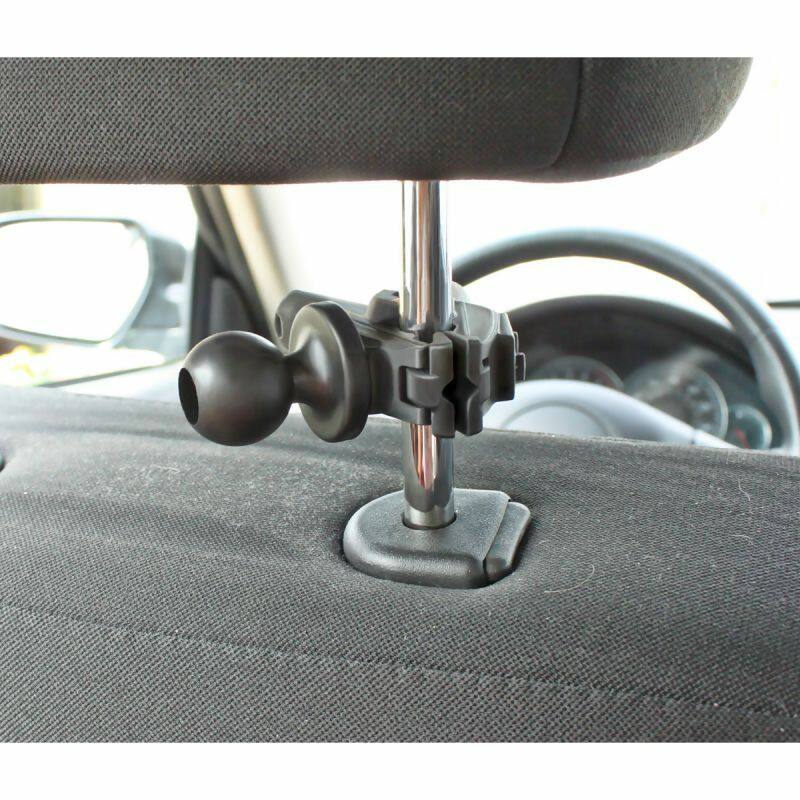 RAP-B-397-1U RAM® Tough-Clamp™ Small Base with Ball on seat headrest rails