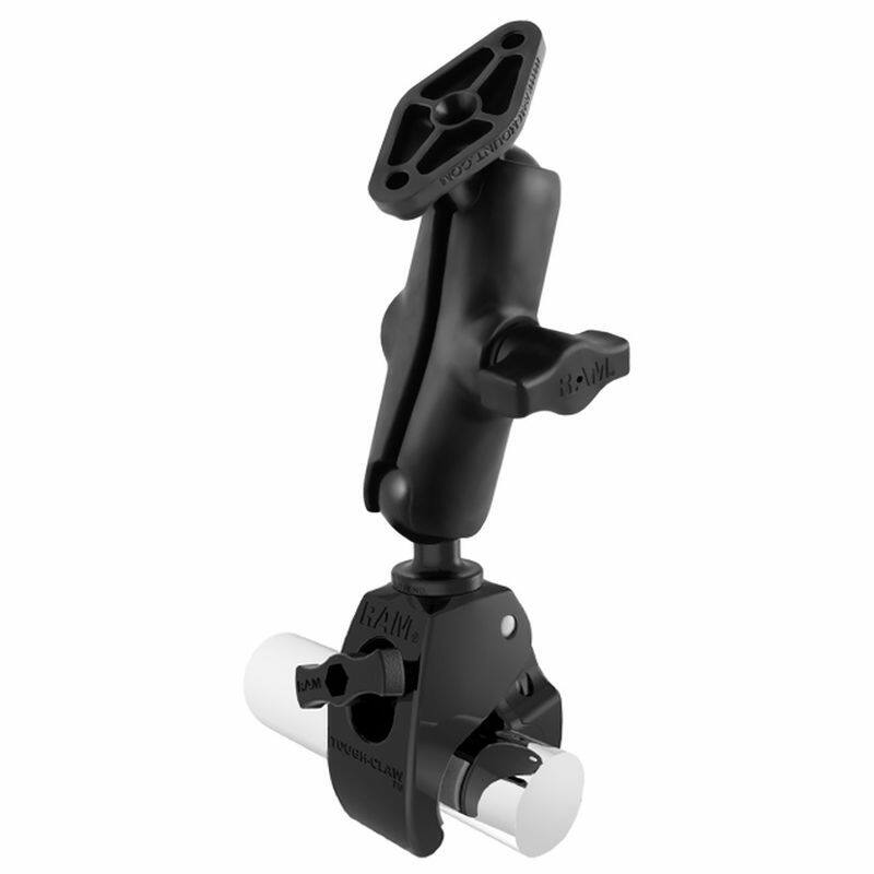 RAP-B-404-238U RAM® Tough-Claw™ Medium Clamp Mount with Diamond Plate (Composite)