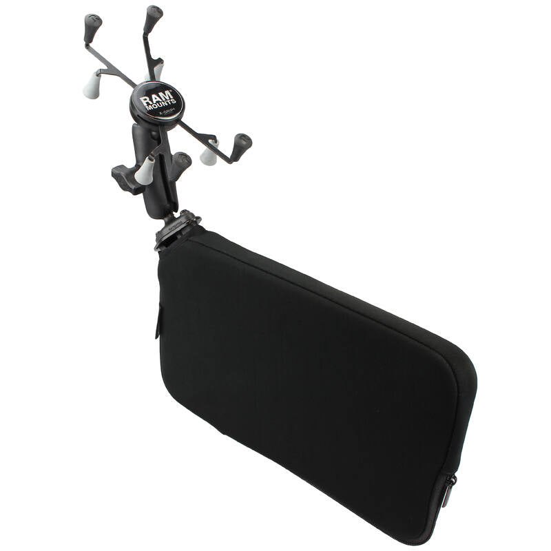 RAM-B-407-201-C-UN8U RAM® X-Grip® 7-8" Tablet Mount with RAM® Tough-Wedge™ Base - Long Arm - empty