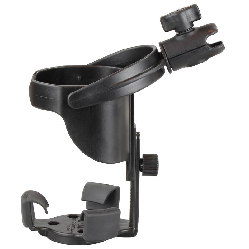 RAM-B-417-200-1U RAM® Level Cup™ XL 32oz Drink Holder / Cup Holder with Single Socket Arm empty