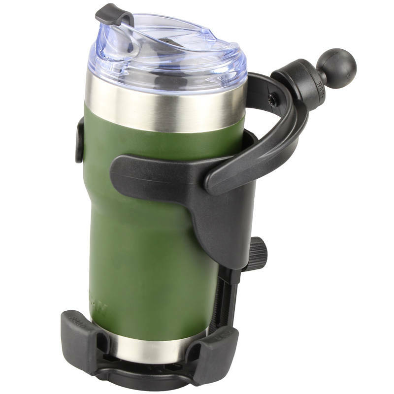 RAM-B-417BU RAM® Level Cup™ XL 32oz Drink Holder / Cup Holder with cup