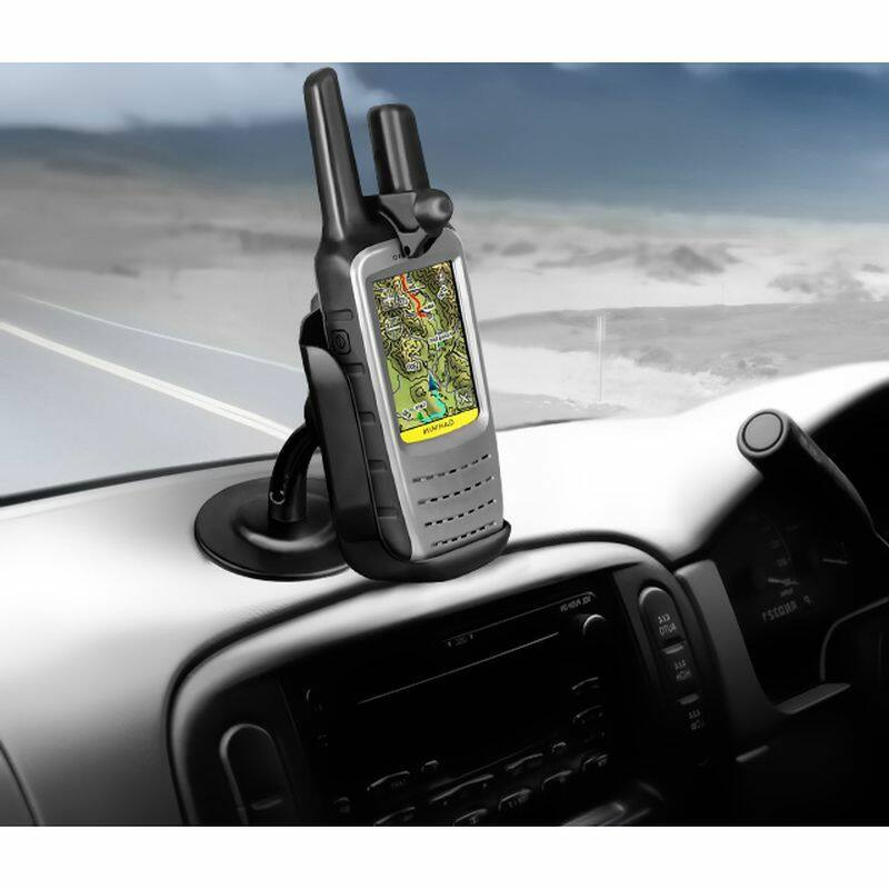 RAP-SB-180-GA47U RAM® Lil Buddy™ Adhesive Dash Mount for Garmin Rino 610, 650 & 655t on dashboard