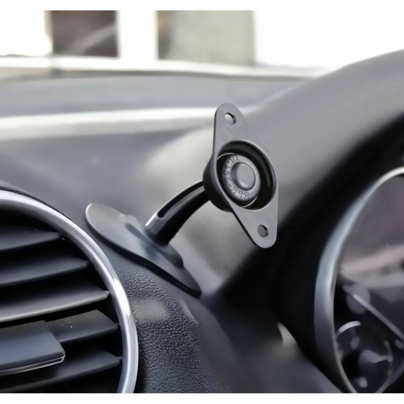 RAP-SB-180U RAM® Lil Buddy™ Adhesive Dash Mount installed on dashboard