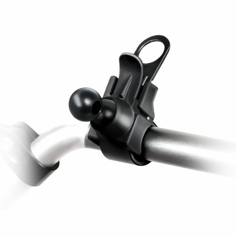 RAP-SB-187GU RAM® EZ-Strap™ Rail Mount with Short RAM® to Garmin Double Ball Adaptor