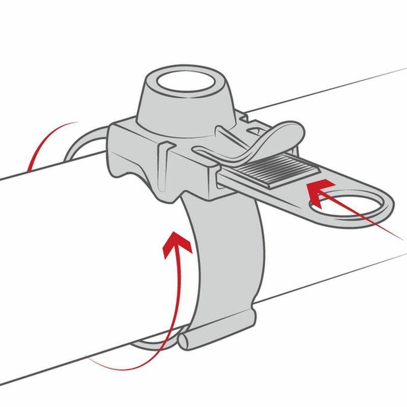 RAP-SB-187 RAM® EZ-Strap™ Rail Mount diagram